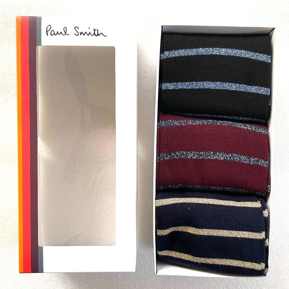Paul Smith Striped Sock 3-Pack - Picture 2 of 7